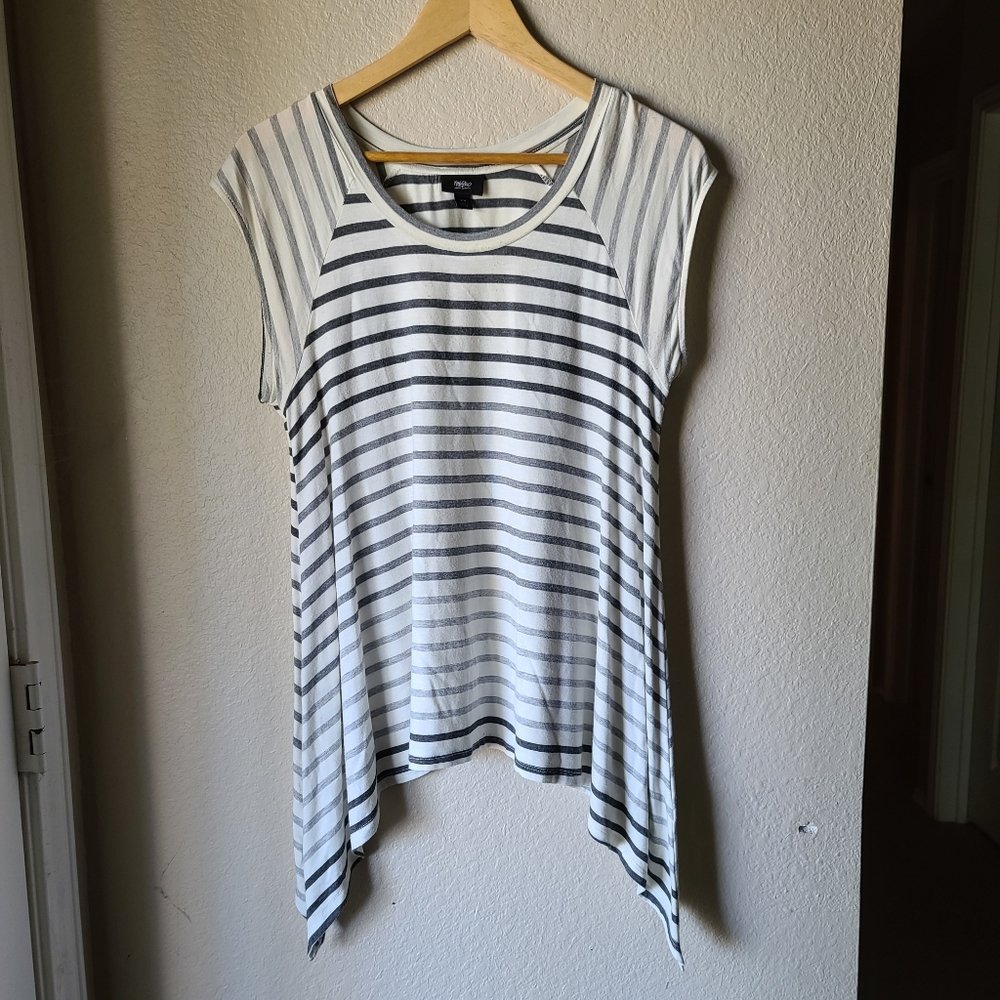 Mossimo Handkerchief Striped Shirt